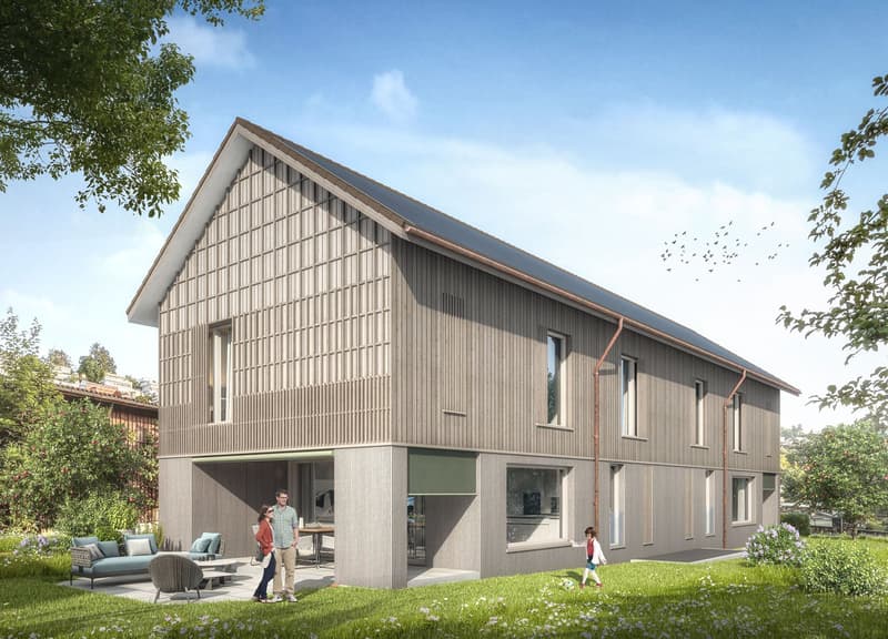 Haus B reserviert - Neubau Doppeleinfamilienhaus AM RING (2)