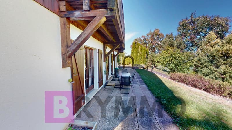 Villa familiale, vue Moléson, garage double, sérénité et panorama, au cœur du Jorat (24)