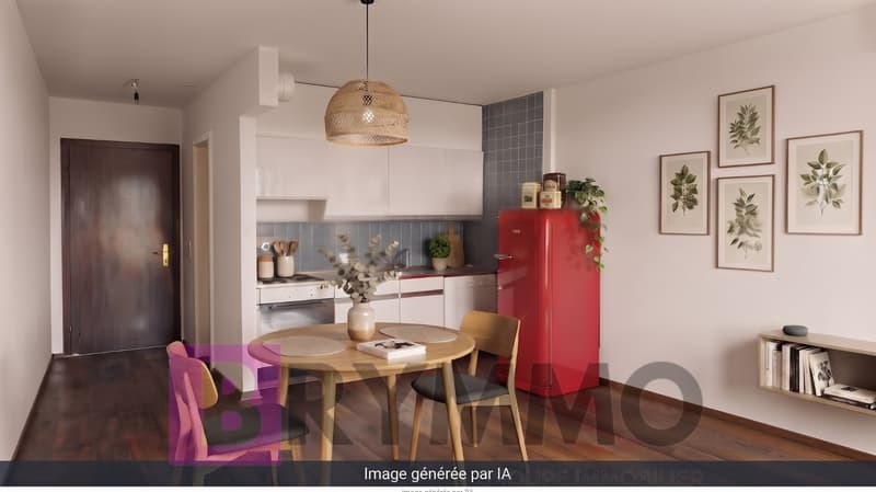 Studio avec grand balcon & piscine proche du centre (1)