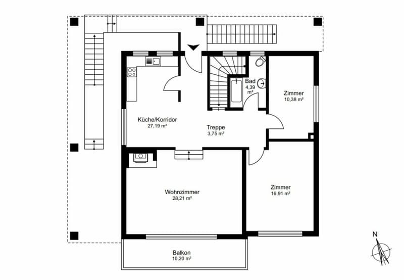 Freistehendes Einfamilienhaus mit Umschwung (29)