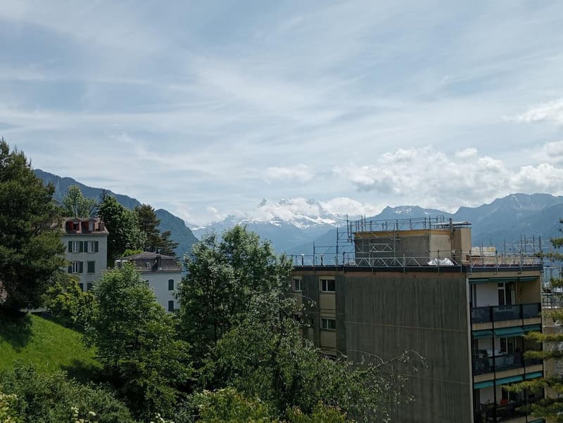 Appartamento al piano terra con vasta terrazza panoramica a Montreux (7)