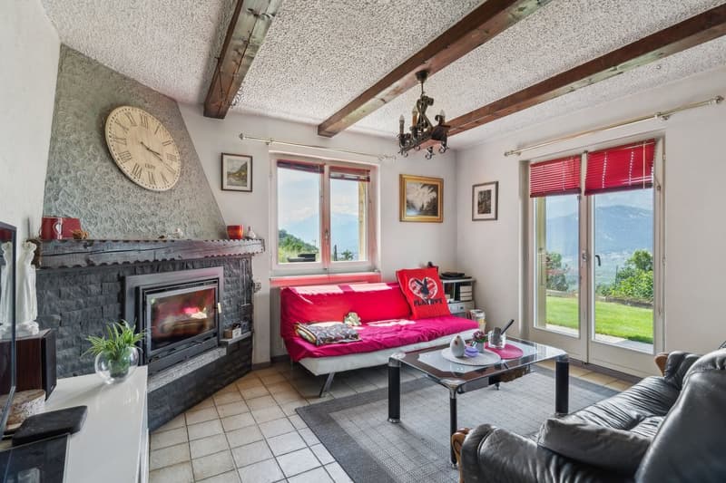 Chalet con grande terreno, vista sulle Alpi e calma assoluta (6)