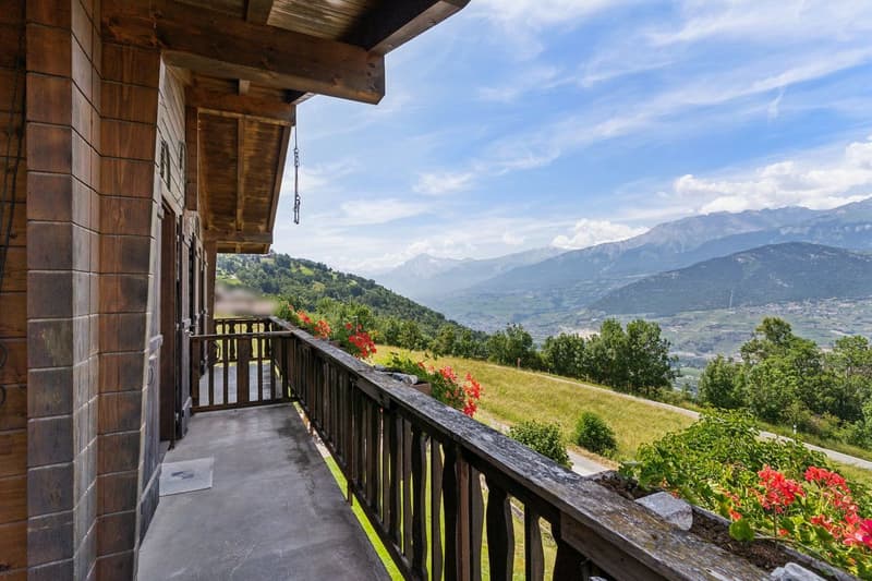 Vue imprenable depuis le balcon