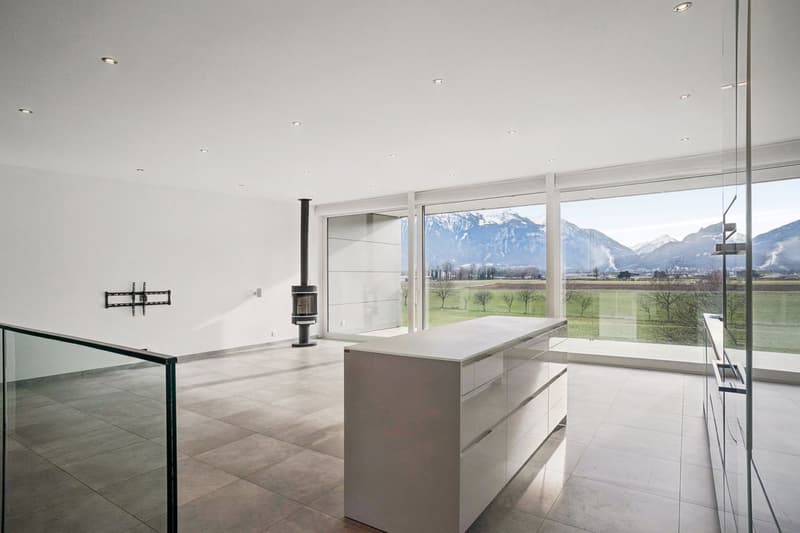 Living at height: Spacious attic with terrace in Collombey-Muraz (4)