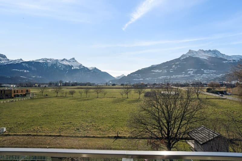 Living at height: Spacious attic with terrace in Collombey-Muraz (8)