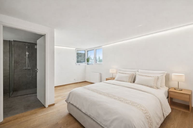 Villa d'eccezione con linee pure e minimaliste e vista panoramica (10)