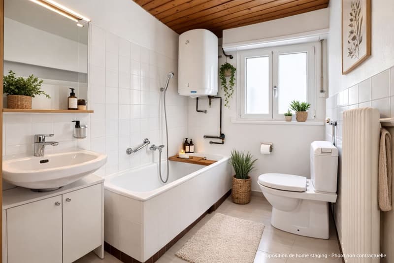 Appartement lumineux et calme : 2,5 pièces à Pully (8)