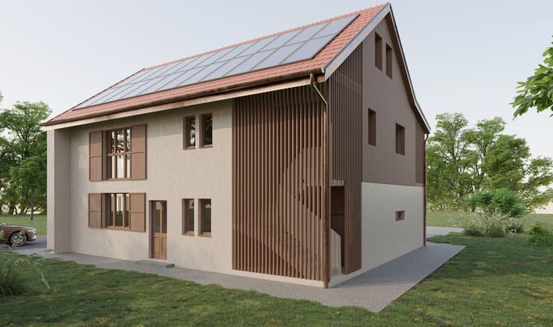 Four-room apartment with large garden in the countryside (2)