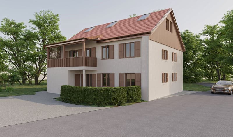 Four-room apartment with large garden in the countryside (1)