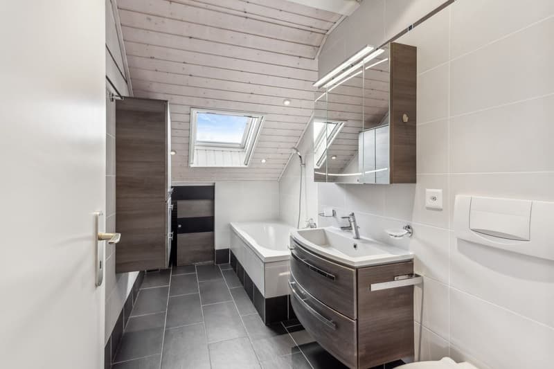 Beautiful through attic of 110 m², 15 minutes from the gates of Lausanne (11)