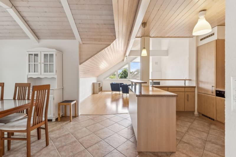 Beautiful through attic of 110 m², 15 minutes from the gates of Lausanne (4)