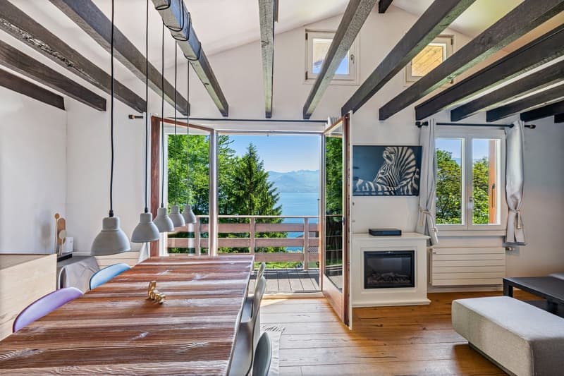 Lake view, nature and serenity: a charming house in Saint-Gingolph (4)