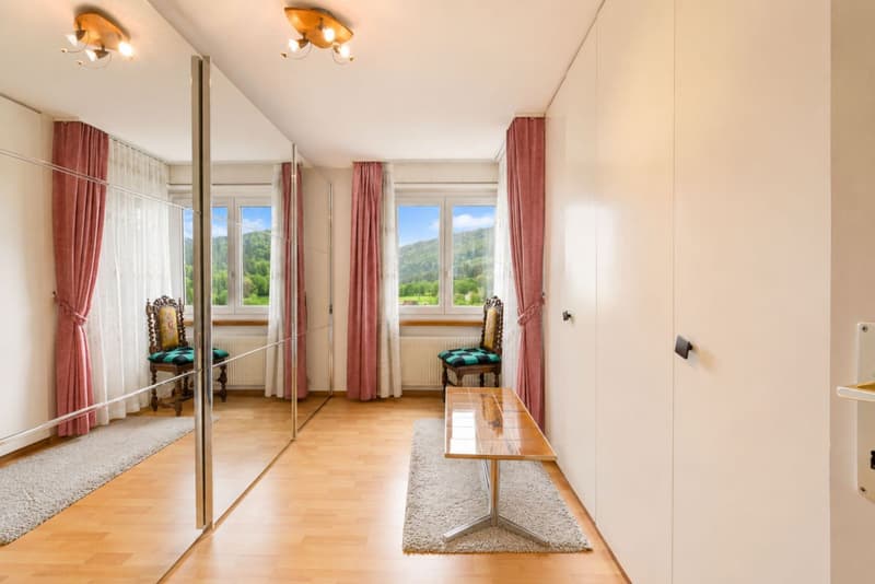 Bright attic with balcony and green view (5)