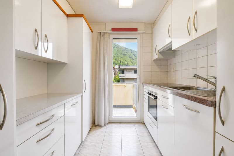Bright attic with balcony and green view (2)