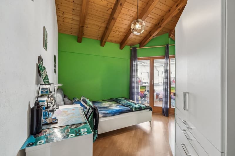 Renovated attic with private outdoor space in Chalais (8)