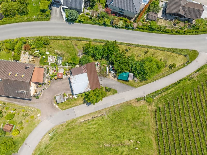 Terrain à bâtir avec vue dégagée à Vallamand (2)