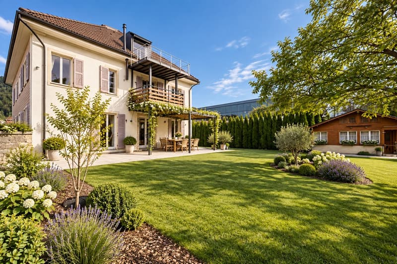 Immeuble de rendement avec terrain constructible (1)