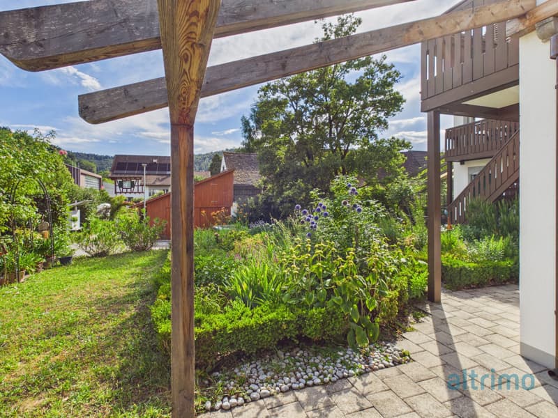 Sitzplatz zum Garten