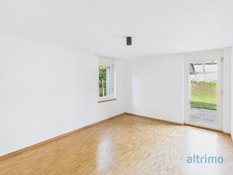 Schlafzimmer Sicht Sitzplatz