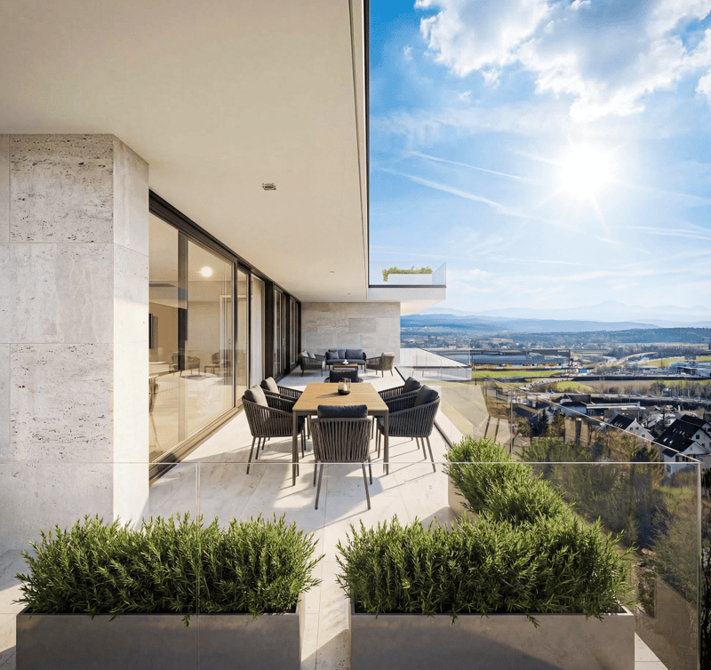 Appartamento terrazza moderno 3.5 locali con vista panoramica privata – Belvedere Egerkingen (1)