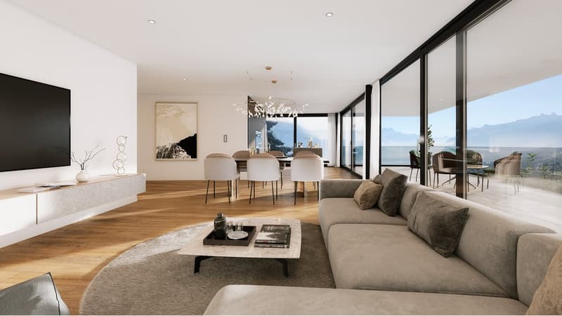 Appartamento di lusso 4,5 locali al piano terra con 139 m² di spazio abitativo e 60 m² di terrazza (4)