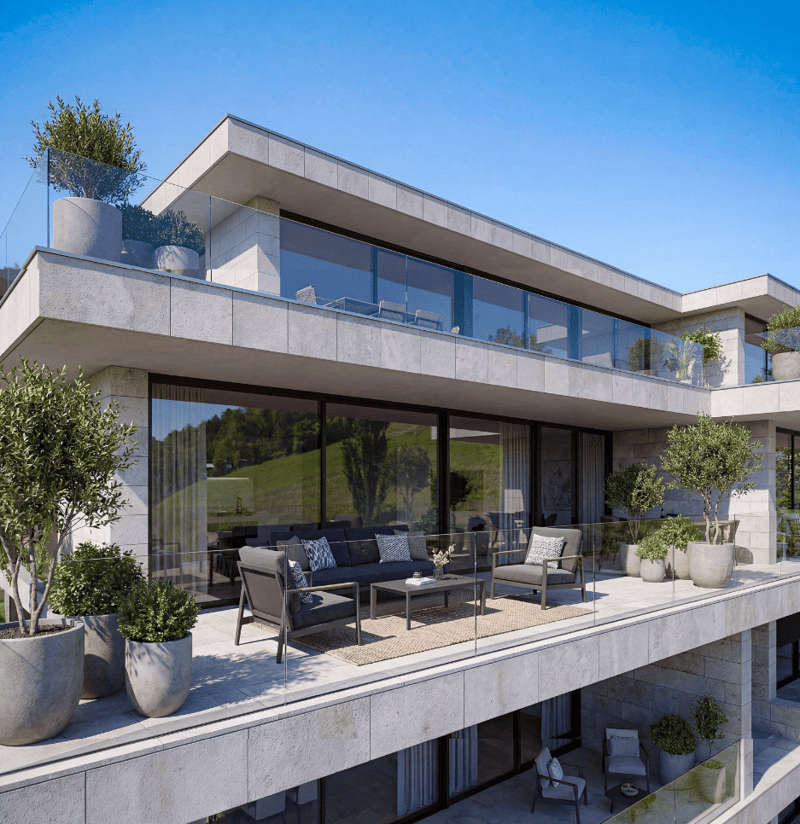 Appartamento di lusso 4,5 locali al piano terra con 139 m² di spazio abitativo e 60 m² di terrazza (2)