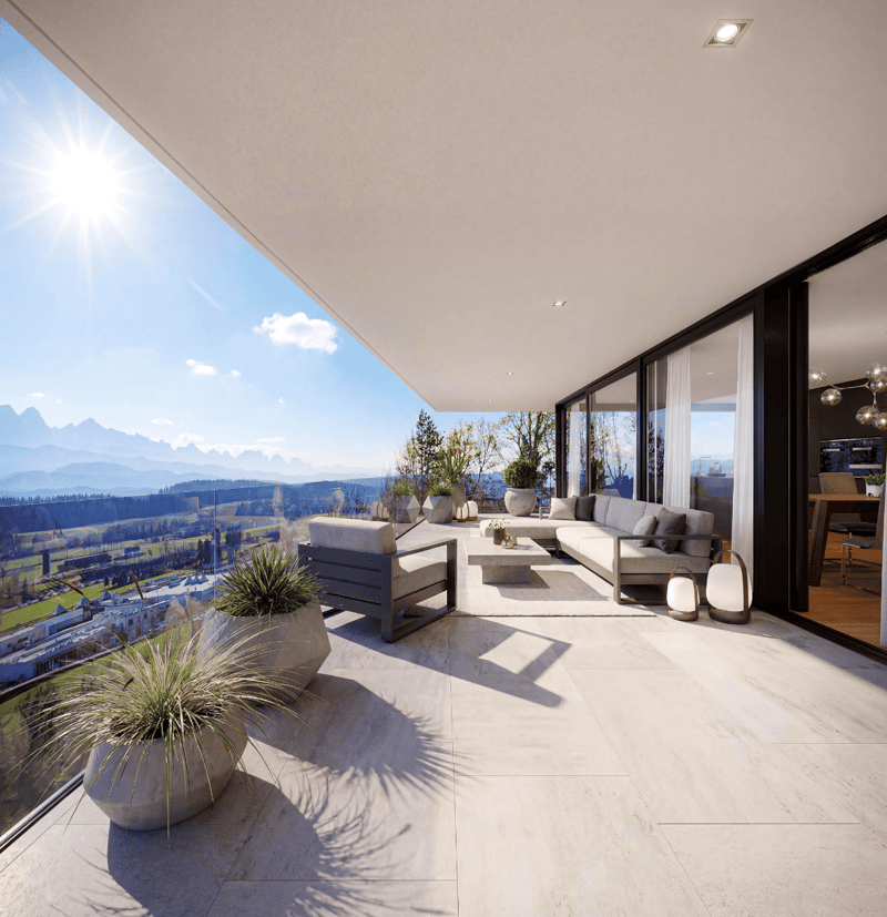 Appartamento di lusso 4,5 locali al piano terra con 139 m² di spazio abitativo e 60 m² di terrazza (1)