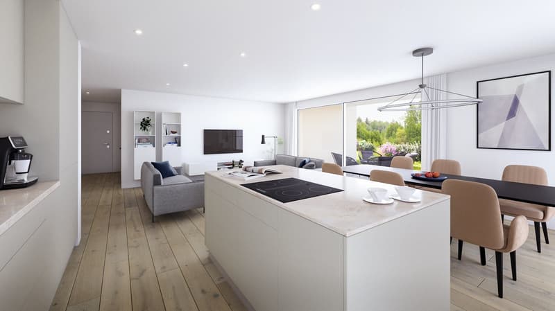 Neubau: 2.5-Zimmer-Wohnung mit Garten in Oberwil (6)