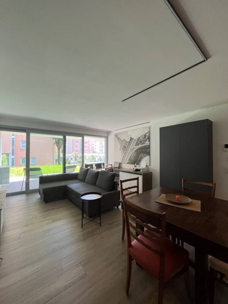 Zweieinhalb-Zimmer-Wohnung mit Garten, Bellinzona (4)