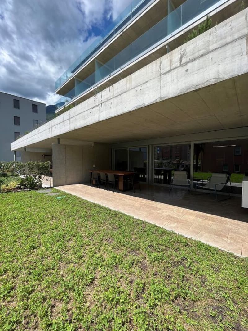 Zweieinhalb-Zimmer-Wohnung mit Garten, Bellinzona (9)