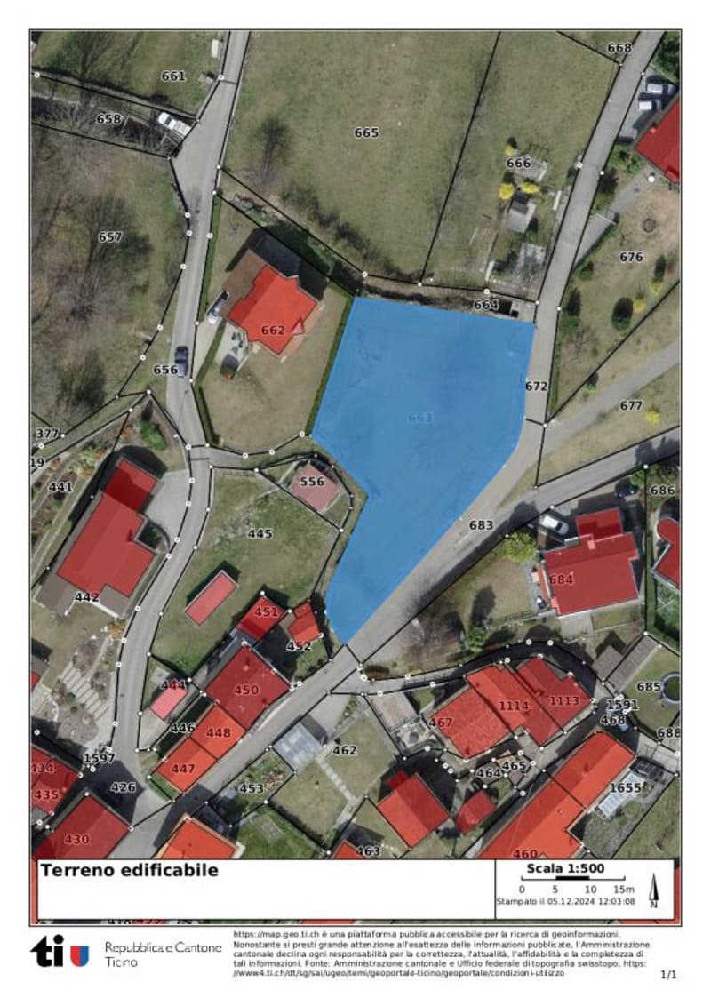 Terreno Edificabile, Progetto Approvato Per 2 Case, Mezzovico (1)