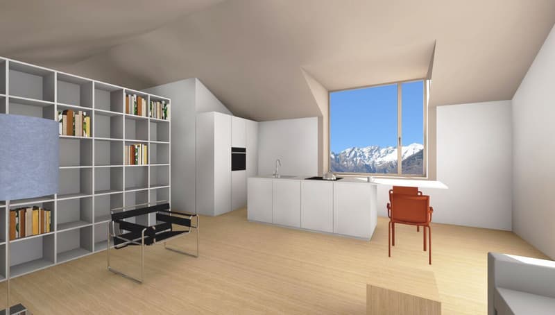 Residenza Pron, Appartamento, 3.5 Locali, Terzo Piano Ovest, Giubiasco ppp 8 (7)