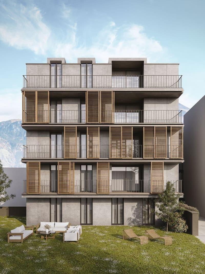 Residenza Pron, Attic Apartment 3.5 Rooms, 4th Floor West, Giubiasco PPP 10 (2)