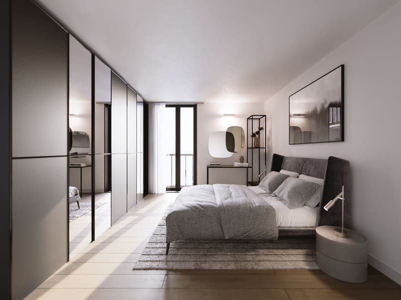 Residenza Pron, Attic Apartment 3.5 Rooms, 4th Floor West, Giubiasco PPP 10 (5)