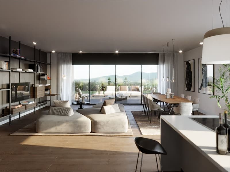 Res. Quartz, appartement de 3.5 pièces (PPP4) avec jardin, Giubiasco - Directement du promoteur (3)