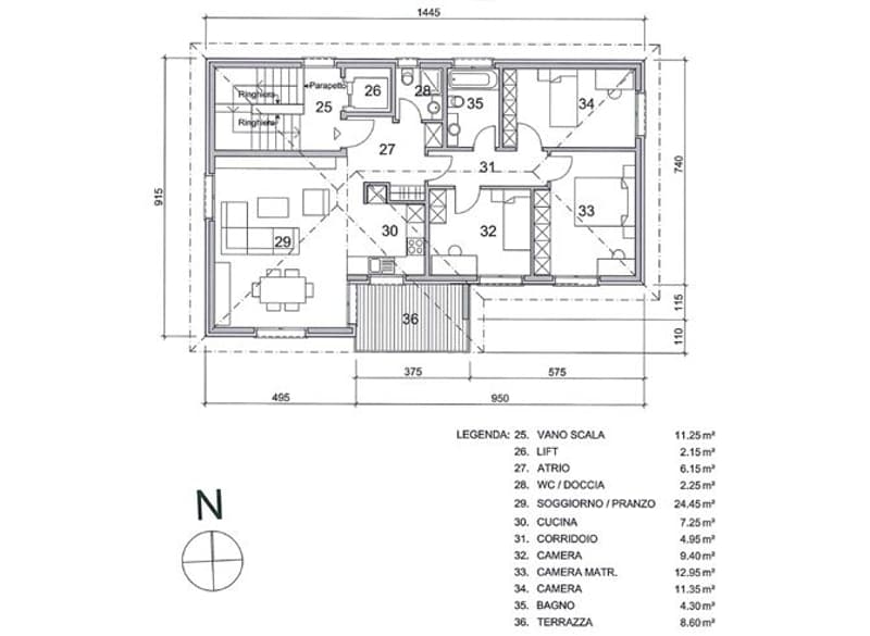 Dachwohnung mit 4.5 Zimmern und privatem Garten, Lumino (17)