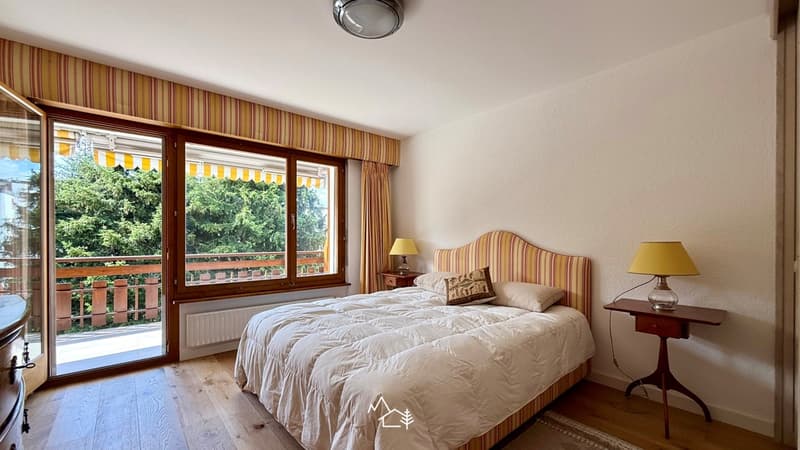 Chambre avec salle de bain_accès terrasse