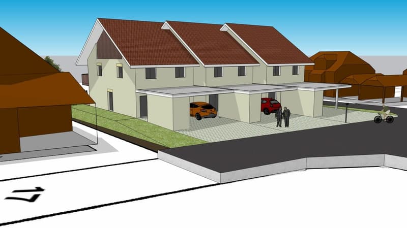 Maison mitoyenne moderne dans un projet de construction neuve - Coadaptation possible (2)