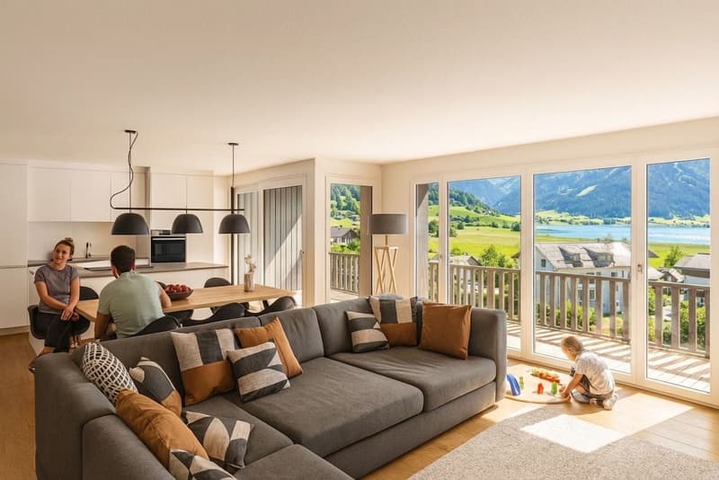 2.5-room apartment with lake view, sunny balcony - Euthal RESERVED (3)
