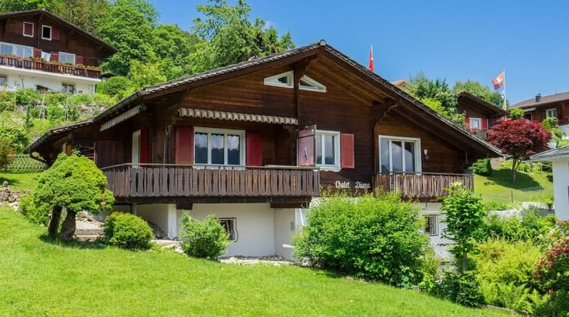Charming Chalet with Lake and Mountain View (1)