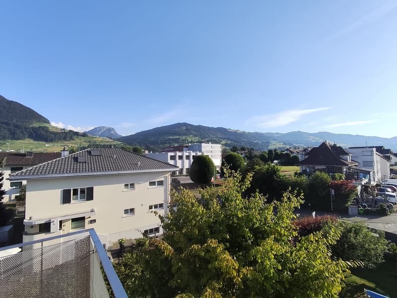 2.5-Zi. Dachwohnung mit Cheminée in Siebnen mieten (1)