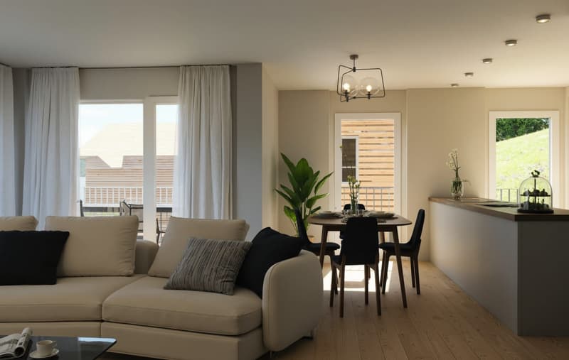 Appartement 3.5 pièces avec balcon ensoleillé à Churwalden à vendre (3)