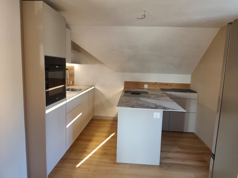 Appartement mansardé 2.5 pièces avec cheminée à louer à Siebnen (3)