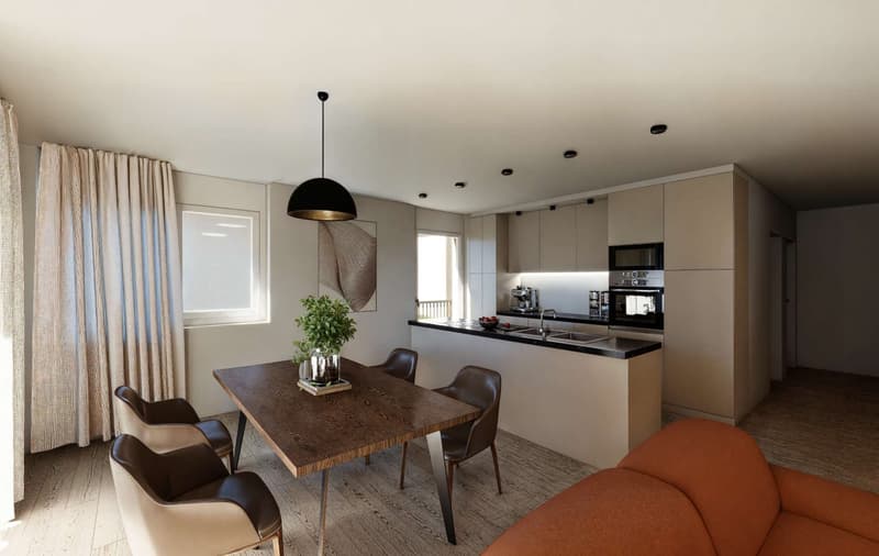 Two 5.5-room single-family homes with balcony for sale in Tavanasa (6)