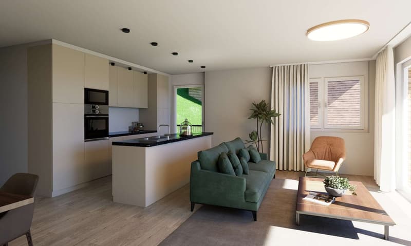Two 5.5-room single-family homes with balcony for sale in Tavanasa (3)