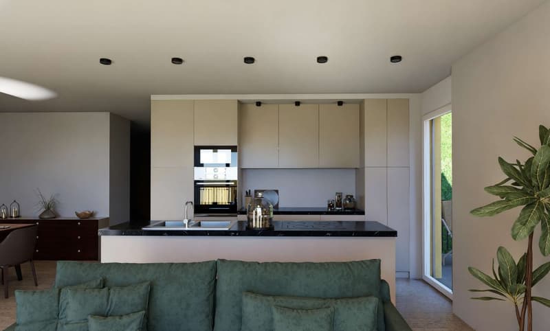 Two 5.5-room single-family homes with balcony for sale in Tavanasa (4)