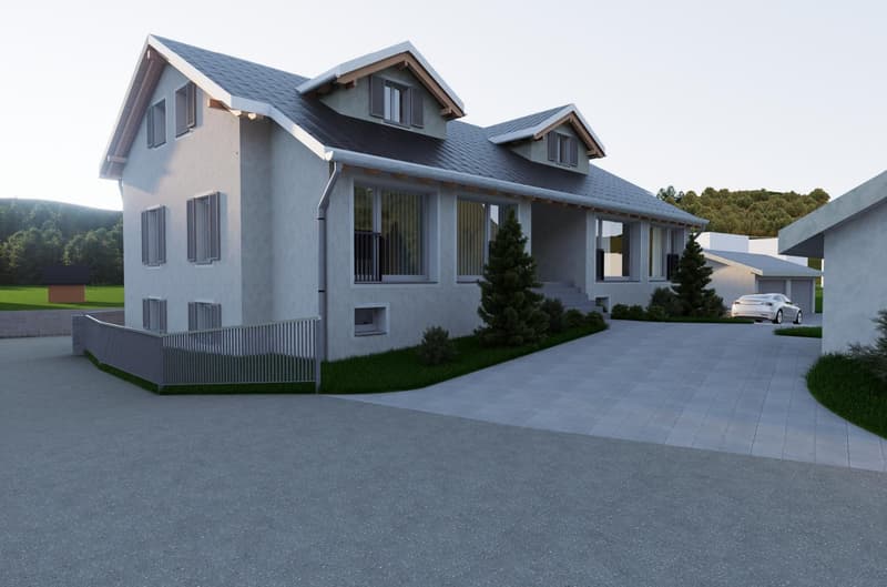 Charmantes Doppeleinfamilienhaus in Churwalden, 4.5 Zimmer (2)