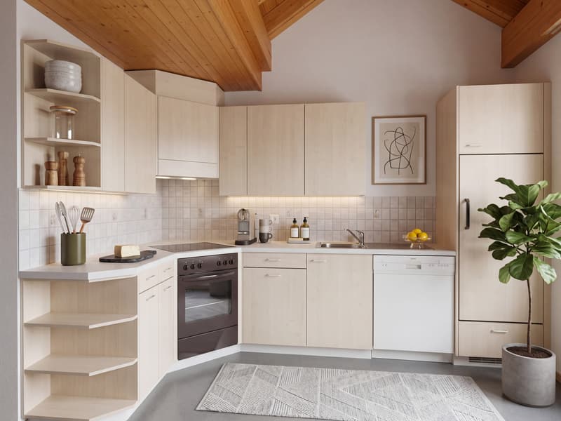 Helle 3.5-Zi.-Dachwohnung mit Weitblick in Wald AR mieten (1)