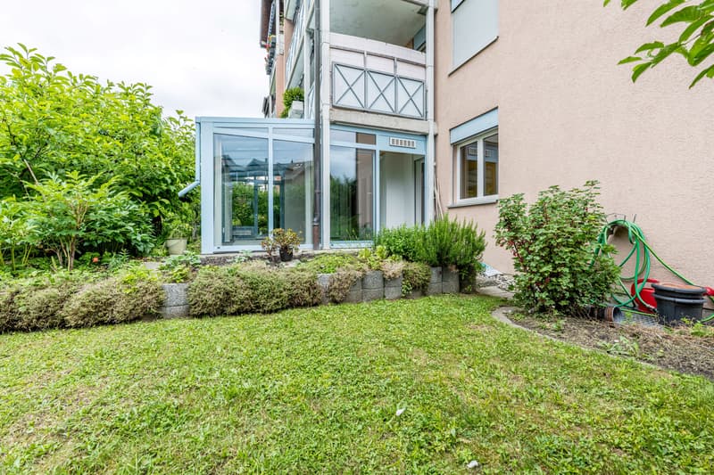 Appartamento giardino 3.5 locali con serra a Thun - soleggiato & tranquillo (11)