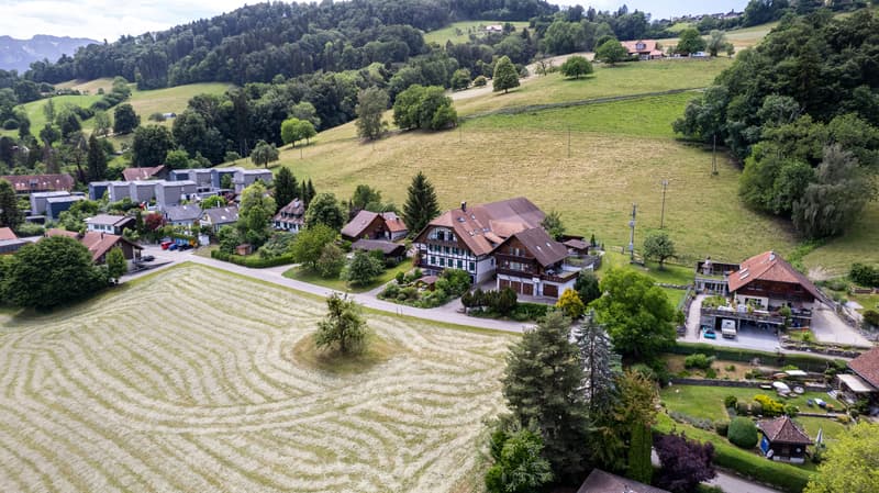 Bauparzelle 1'336 m2 mit Weitsicht in Burgistein kaufen (1)
